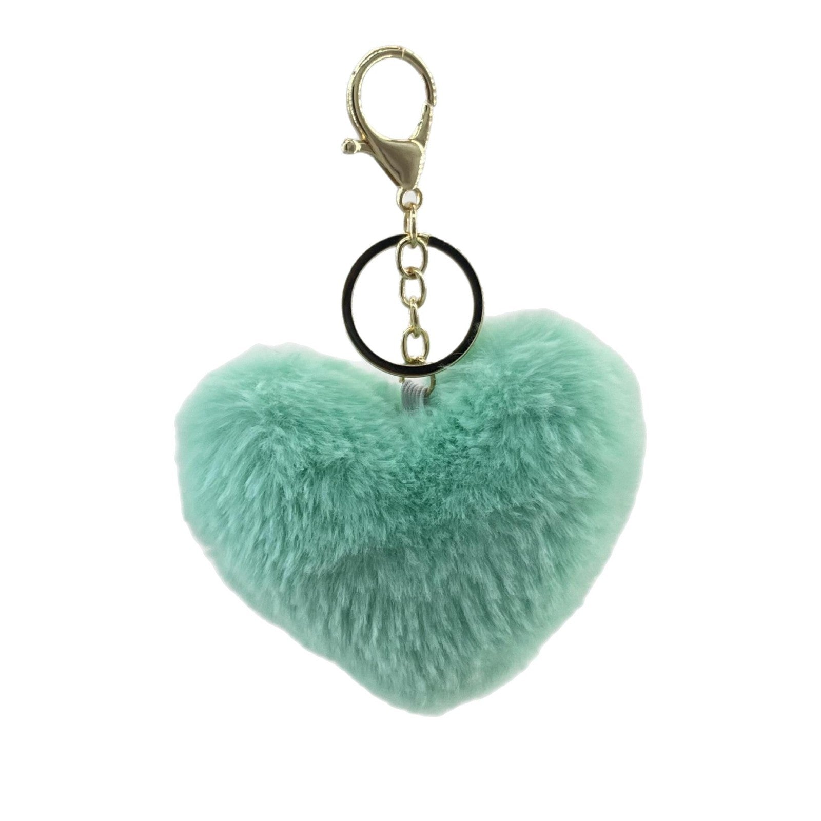 Wholesale Plush Peach heart keychain